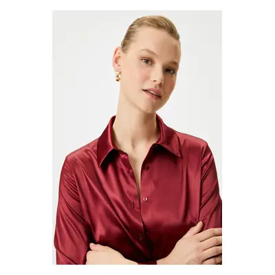 Koton Women's Burgundy Blouse