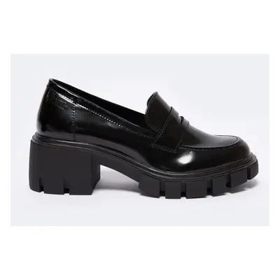 Women's loafers with chunky heels Big Star Black