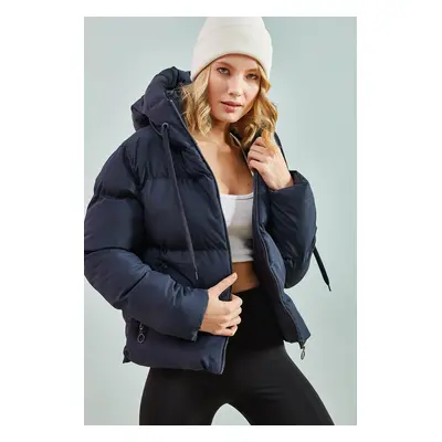 Bianco Lucci Women's Hooded Down Jacket