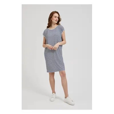 Women's Leisure Dress MOODO - Blue/White