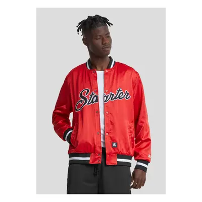 Men's Starter Jacket Satin College Red