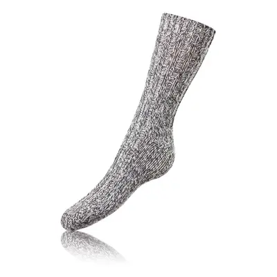 Bellinda NORWEGIAN STYLE SOCKS - Men's Norwegian Style Winter Socks - Grey