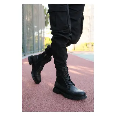 Riccon Black Black Men's Combat Boots