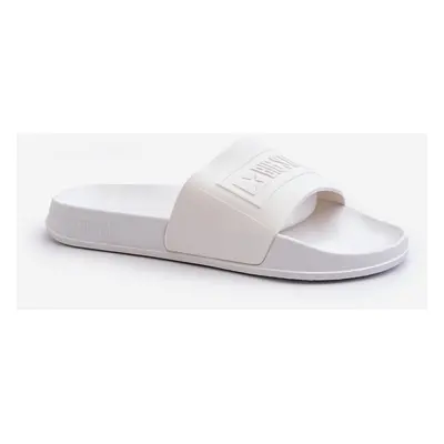 Men's Slippers Big Star White