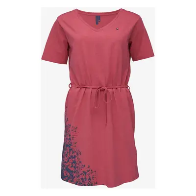 Women's dark pink dress LOAP Aurora