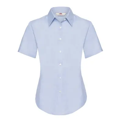 FRUIT OF THE LOOM F16•LADIES SHORT SLEEVE OXFORD SHIRT