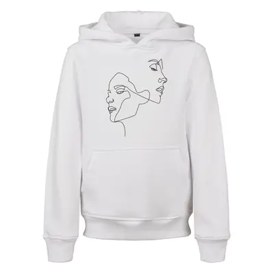 Children's hoodie One Line Fit white