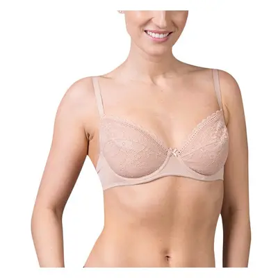 Bellinda DAILY LACE BRA - Women's Lace Bra with Underwire - Nude