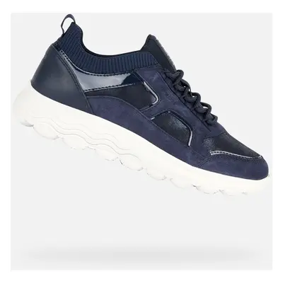 Dark blue women's sneakers Geox Spherica - Women's