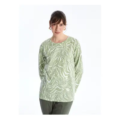 LC Waikiki LCW Crew Neck Patterned Women's Blouse