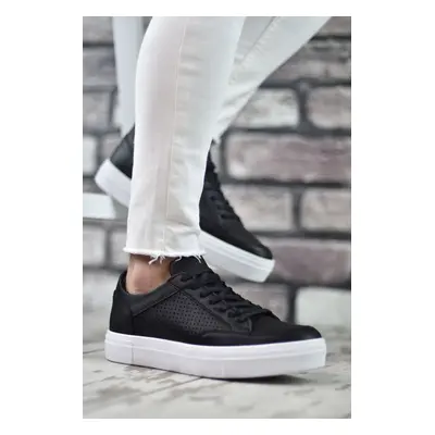 Riccon Black and White Men's Sneakers