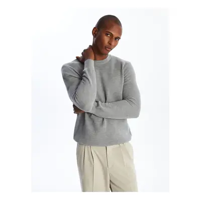 LC Waikiki Crew Neck Long Sleeve Men's Knitwear Sweater