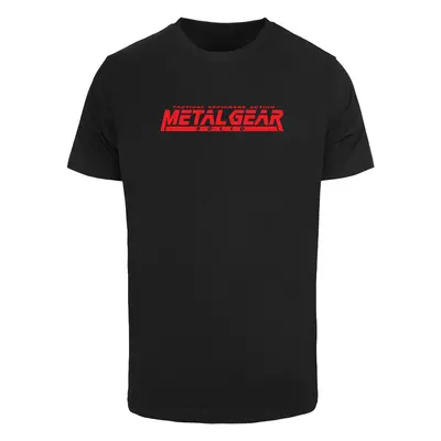 Men's T-shirt with Metal Gear Solid logo black