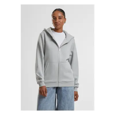 Women's zip-up hoodie Fluffy Hoody gray