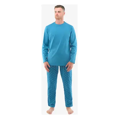 Men's pajamas Gino petrol (79129)