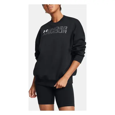 Under Armour Women's Sweatshirt Rival Fleece WordmarkOS Crew - Women's