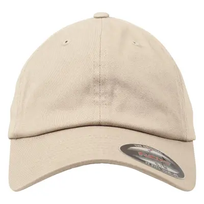 Khaki Beanie Flexfit Cotton Twill Dad Cap