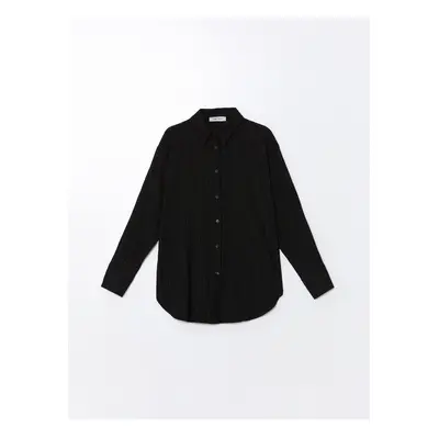 LC Waikiki Textured Oversize Women's Shirt