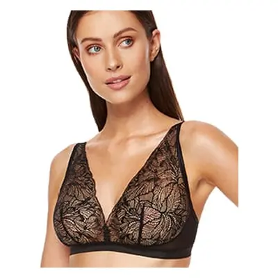 Gorteks Harlow lace soft bra bralette blac