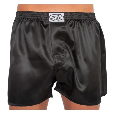 Men's briefs Styx classic rubber satin black