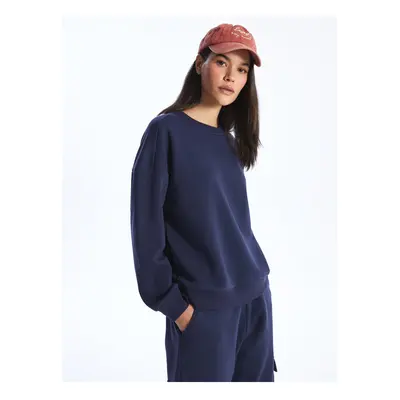 LC Waikiki Crew Neck Plain Long Sleeve Oversize Women's Sweatshirt