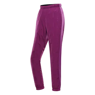 Women's trousers with dwr treatment ALPINE PRO GUBERA holyhock