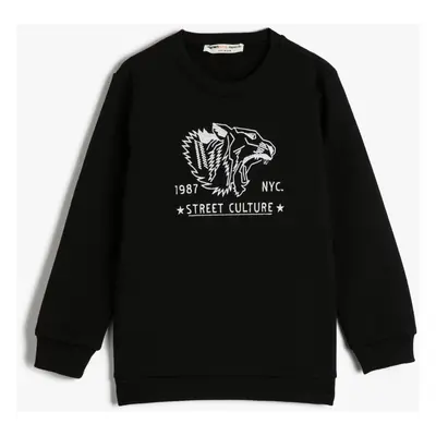 Koton Boy's Black Sweatshirt