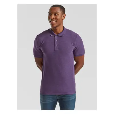 Iconic Polo Friut of the Loom Purple Men's T-shirt