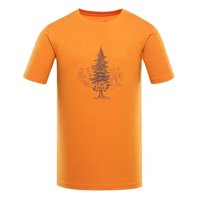 Men's organic cotton t-shirt ALPINE PRO EKK russet orange variant pb