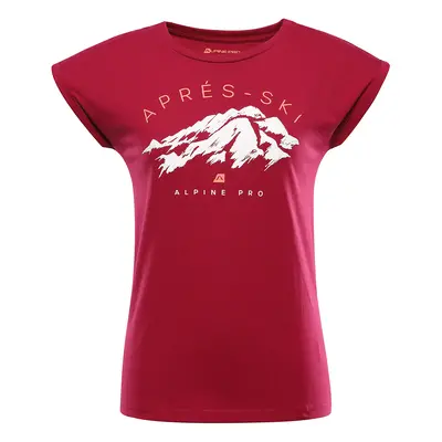 Women's functional T-shirt with cool-dry ALPINE PRO GREMA anemone variant pa