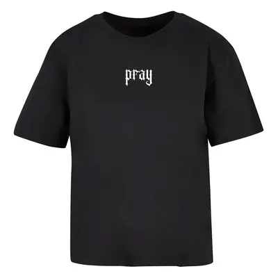 Women's T-shirt Praying Hands black