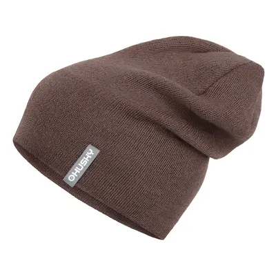 Men's merino hat HUSKY Merhat brown