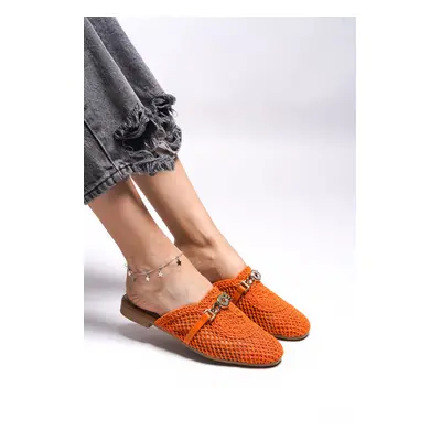 Riccon Maendreil Women's Slippers Orange