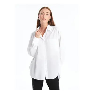 LC Waikiki Lw - Plain Long Sleeve Oversize Women's Shirt