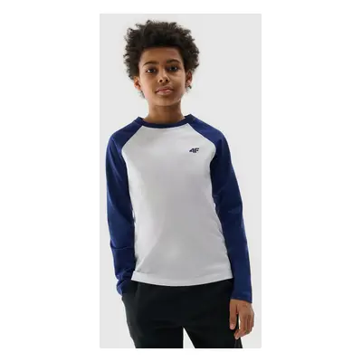 4F Long Sleeve T-Shirt for Boys - Navy Blue