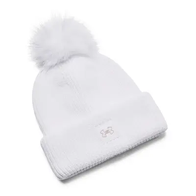 Women's knitted beanie Under Armour Halftime Ribbed Pom