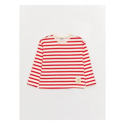 LC Waikiki Crew Neck Striped Long Sleeve Girl's T-Shirt