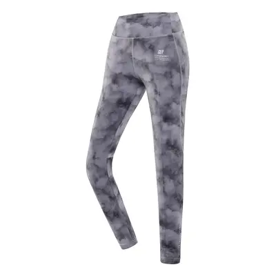 Women's Sports Leggings ALPINE PRO MARDA smoked pearl variant pc