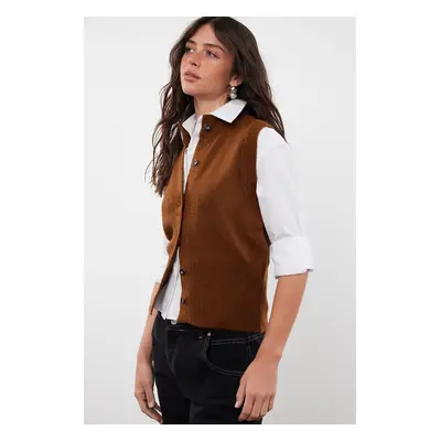 Trendyol Limited Edition Brown Soft Textured Knitwear Cardigan