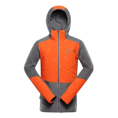 Men's quick-drying sweatshirt ALPINE PRO GOMAR spicy orange