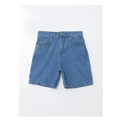 LC Waikiki Bermuda Fit Women's Jean Shorts