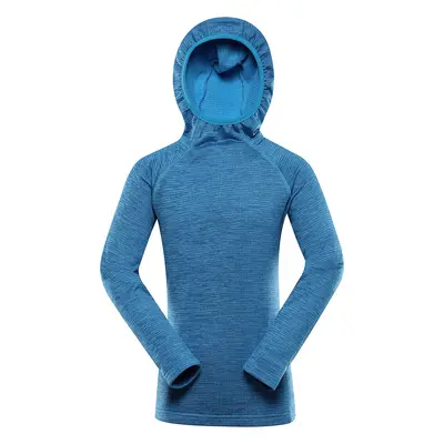 Children's quick-drying sweatshirt with cool-dry ALPINE PRO ROLTO mykonos blue