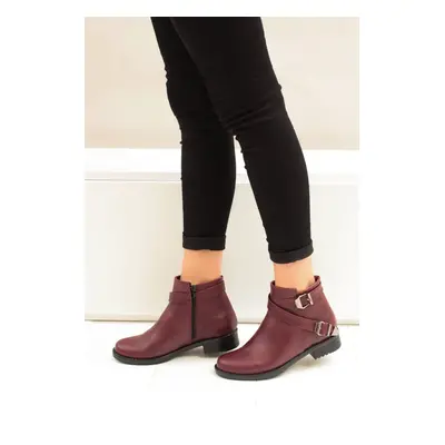 Fox Shoes Burgundy Women's Boots