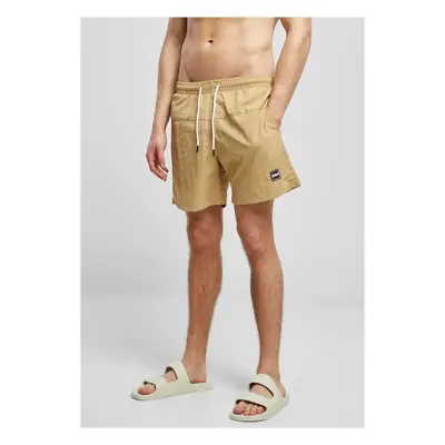 Men's Swimsuit Block UnionBeige