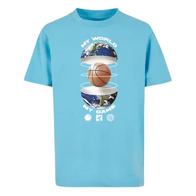 Children's T-shirt Ballin World blue