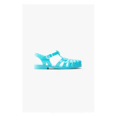 NİŞANTAŞI SHOES Anderline Jr. Baby Blue Matte Belt Detail Children's Sandals