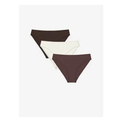 LC Waikiki Lcw Women's Plain Bikini Panties 3-Pack