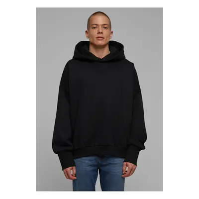 Men's High Low Hoody Black