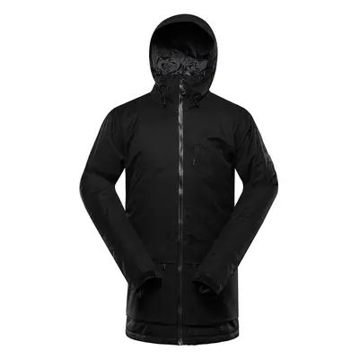 Men's ski jacket with ptx snow membrane ALPINE PRO GARG black