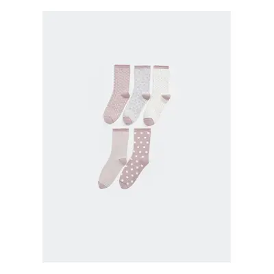 LC Waikiki 5-Pack Lcw Patterned Women's Socks